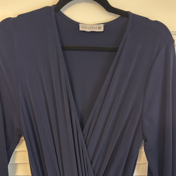Kikilarue Archibald Dress Navy Medium - Picture 2 of 2